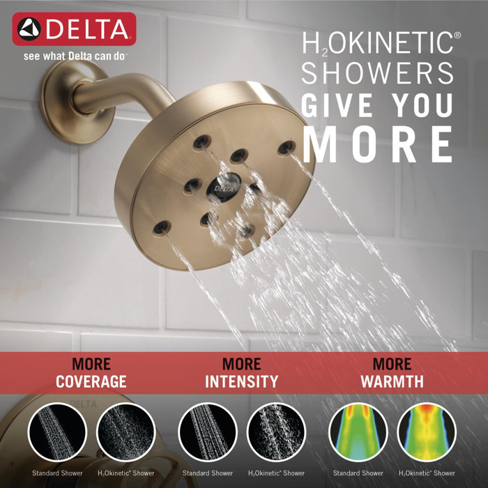 Delta Trinsic Shower Faucet with Technology & Reviews Wayfair